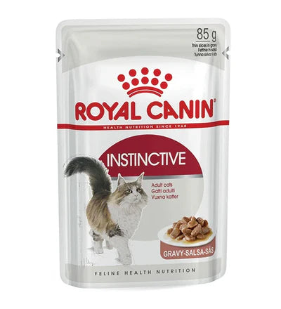 Royal Canin Instinctive In Gravy Adult Wet Cat Food - 85G (Pack of 12)