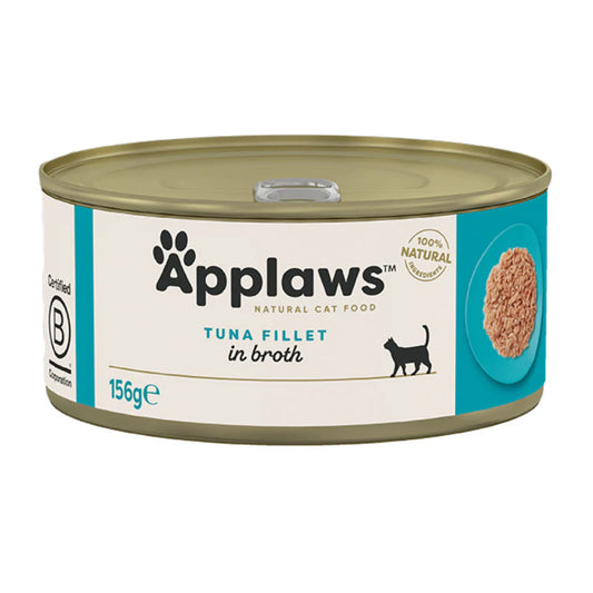 Applaws Natural Tuna Fillet Wet Cat Food - 156G (Pack of 12)