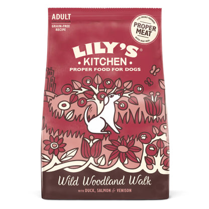 Lily's Kitchen Wild Woodland Walk With Duck, Salmon & Venison Adult Dry Dog Food