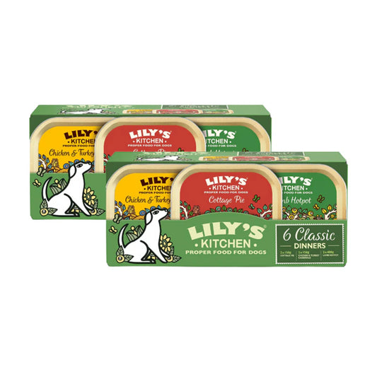 Lily's Kitchen Classic Multipack Wet Dog Food - 150G (Pack of 12)