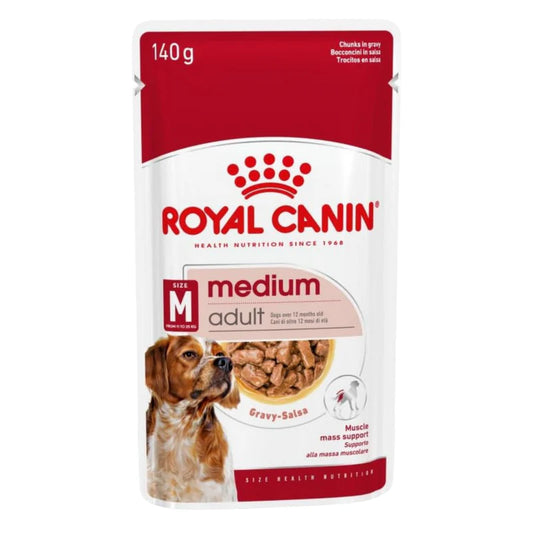Royal Canin Medium Adult Wet Dog Food - 140g (Pack of 12)
