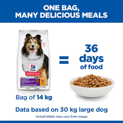 Hill's Science Plan Sensitive Stomach & Skin Medium Adult Dry Dog Food