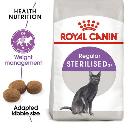 Royal Canin Feline Health Nutrition Sterilised Cat Dry Food - 2 KG