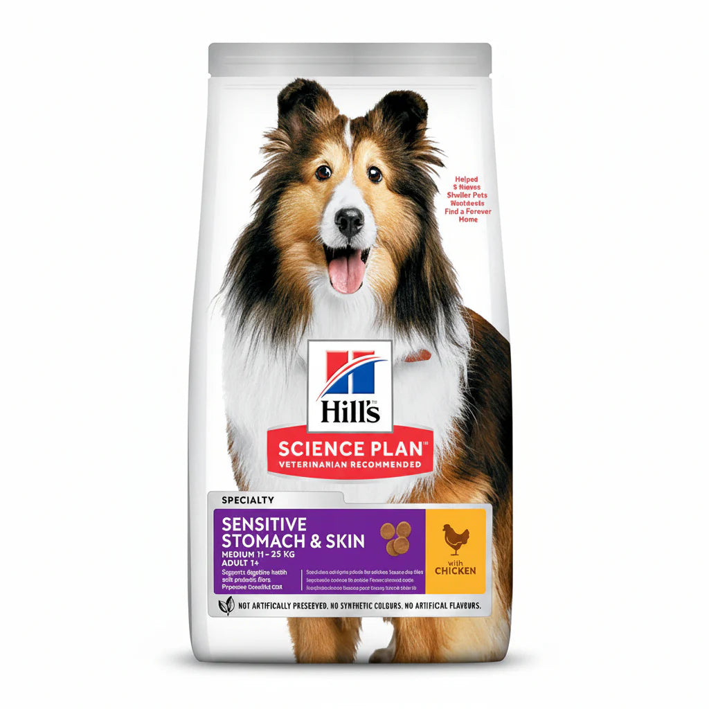 Hill's Science Plan Sensitive Stomach & Skin Medium Adult Dry Dog Food