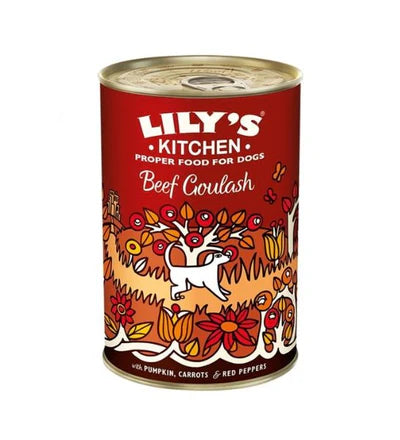 Lily's Kitchen Dog Beef Goulash Wet Food - 400G (Pack of 12)