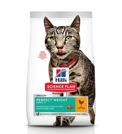 hills-science-plan-perfect-weight-adult-cat-food-with-chicken 1